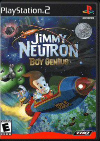 Jimmy Neutron Boy Genius PAL Playstation 2  box art